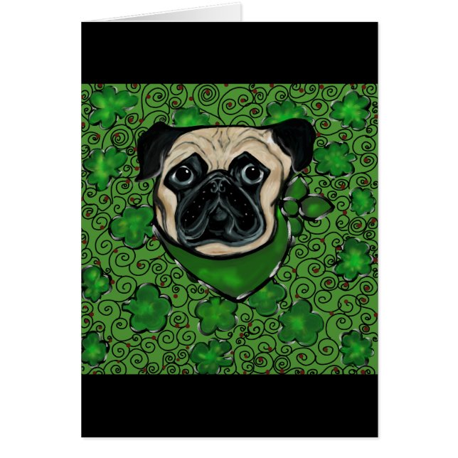 Pug Patty Hälsningskort (Framsidan)