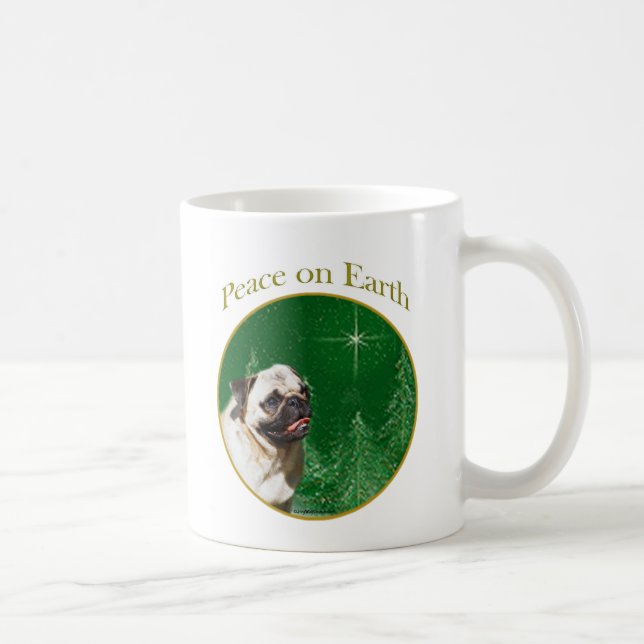 Pug Peace Kaffemugg (Höger)