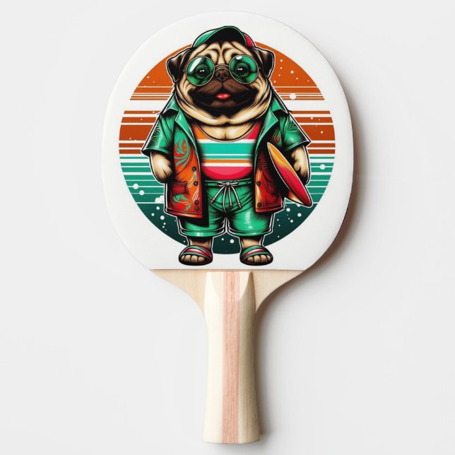 Pug Pet Pingisracket (Framsidan)