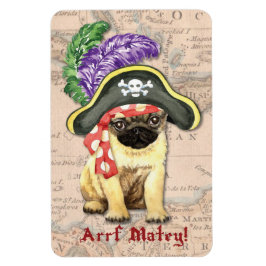 Pug Pirat Magnet