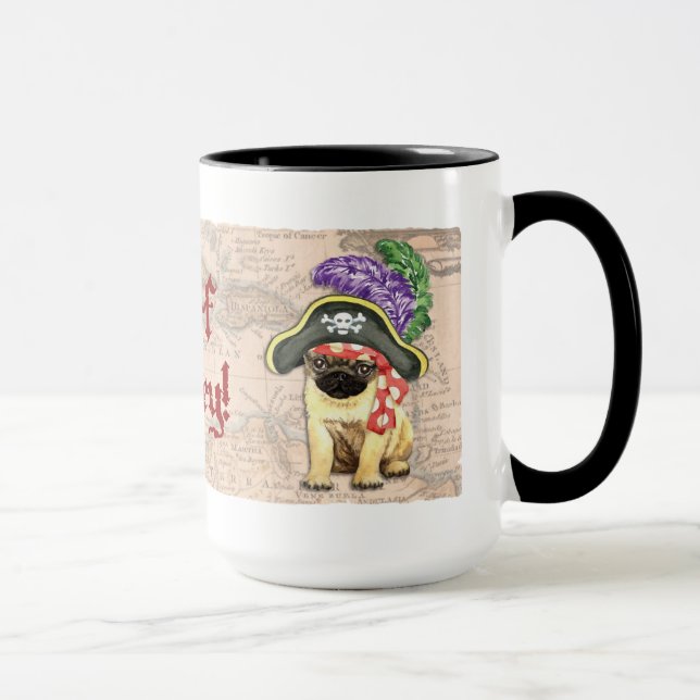 Pug Pirat Mugg (Höger)