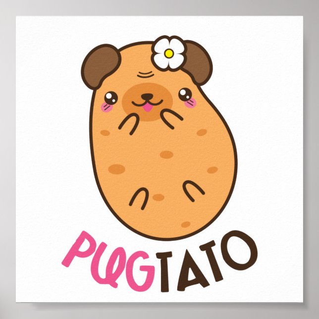 Pug Plus Potato Pugtato Poster (Framsidan)