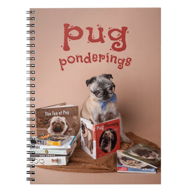 Pug Ponderings Anteckningsbok (Framsidan)