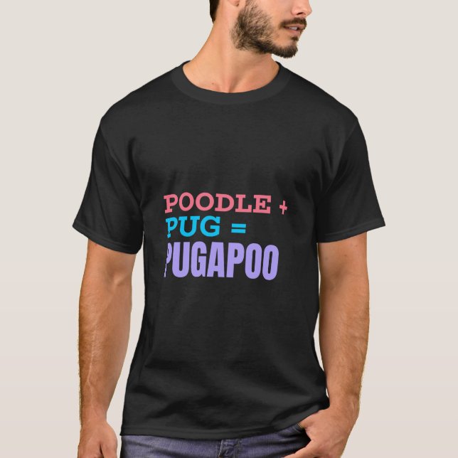 Pug Pudel Mix Definition Classic T-Shirt 552 (Framsida)
