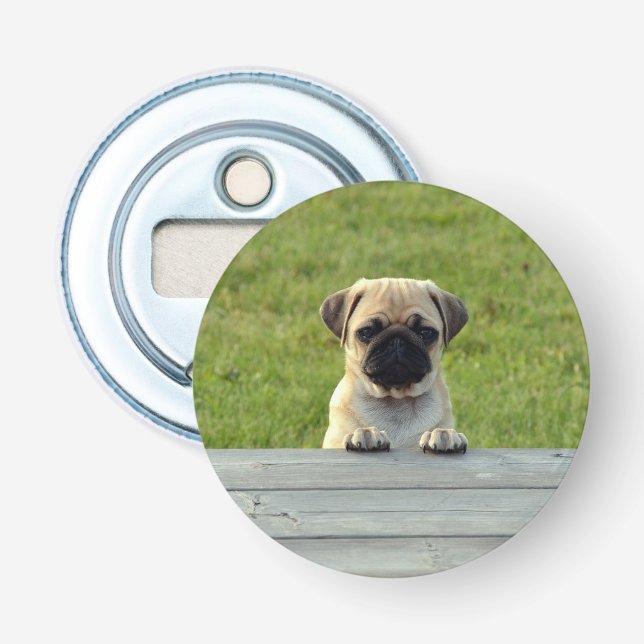 Pug Pup Flasköppnare (Framsidan)