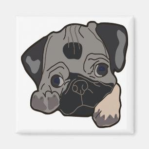 PUG PUPPY HUND MAGNET