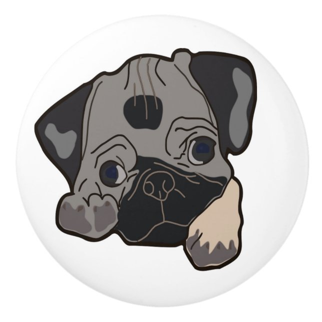 PUG PUPPY KNOPP (Framsidan)