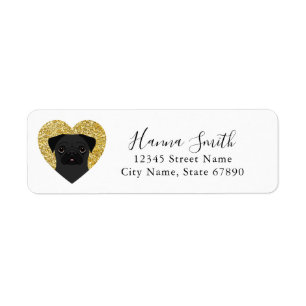 Pug Returetiketter Returadress Etikett