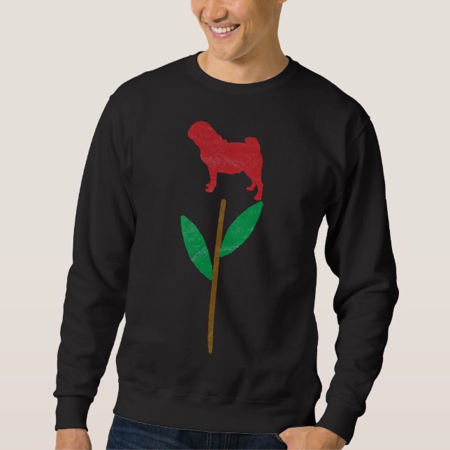 Pug Ro Classic T-Shirt 190 Lång Ärmad Tröja (Framsida)