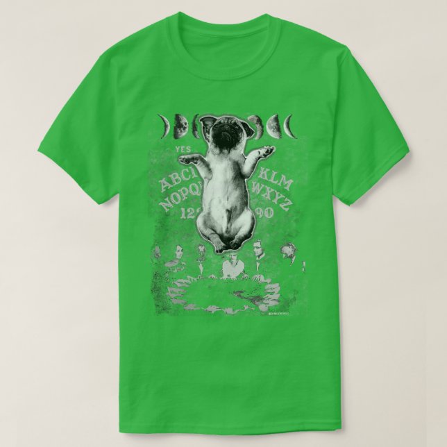 Pug Seance T Shirt (Design framsida)