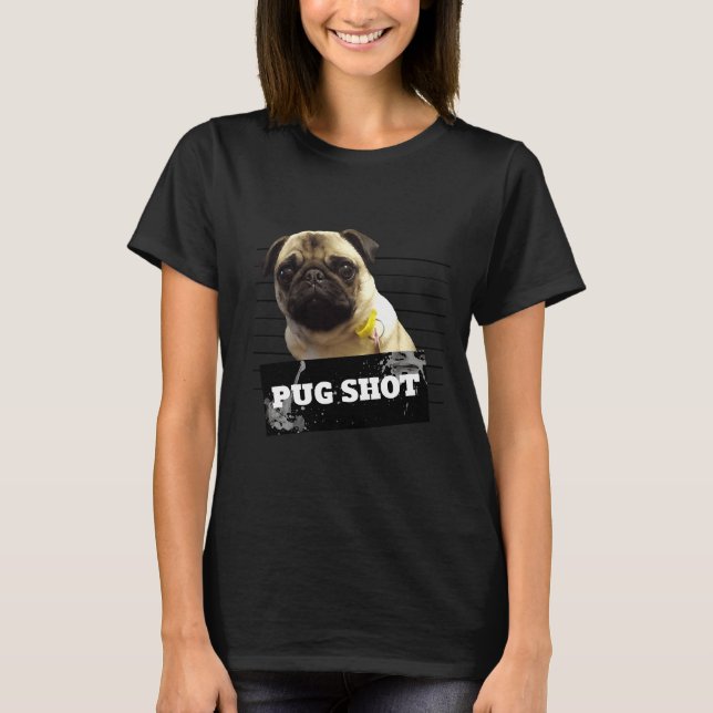 Pug Shot Essential T-Shirt 372 (Framsida)