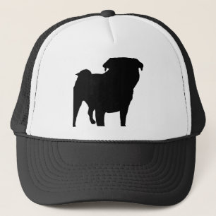 Pug Silhouette Keps