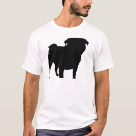Pug Silhouette T-shirt