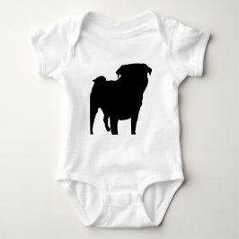Pug Silhouette Tee Shirt