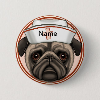 Pug-sköterska Knapp