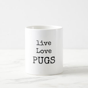 PUG söt rolig hund mamma Kaffemugg