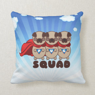 Pug Squad Mops Räddning Kudde