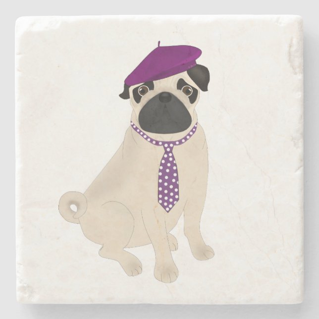 Pug Stone Underlägg (Framsidan)