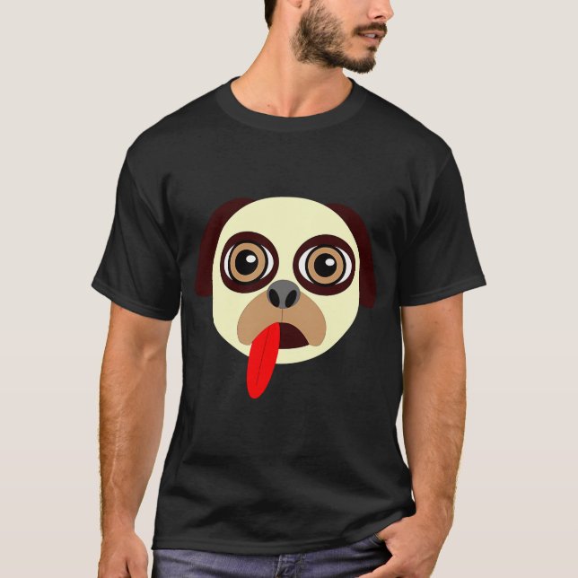 pug t shirt (Framsida)