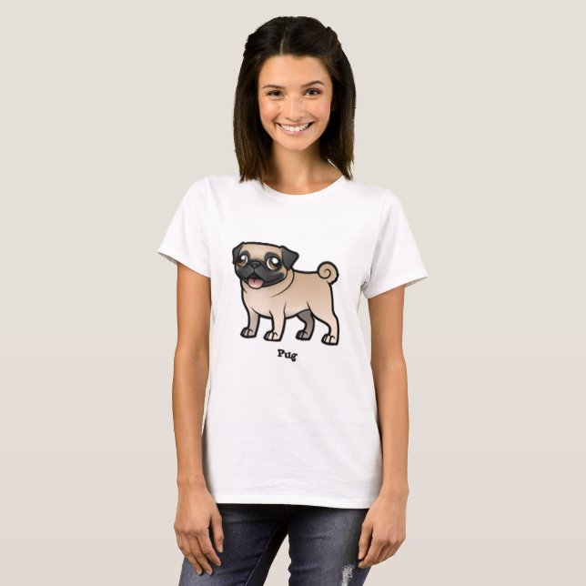 Pug T-shirt (Hel framsida)