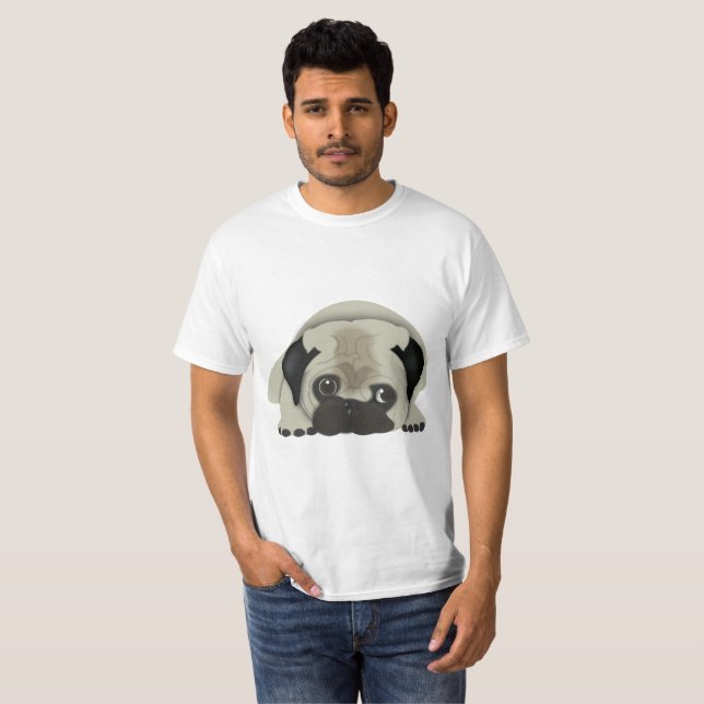 Pug T-shirt (Hel framsida)