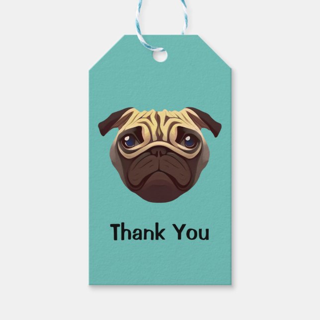 Pug Tack Presentetikett (Framsidan)