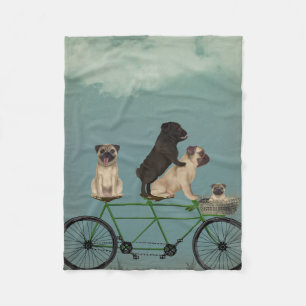 Pug Tandem Fleecefilt