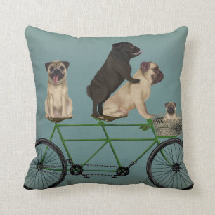 Pug Tandem Kudde