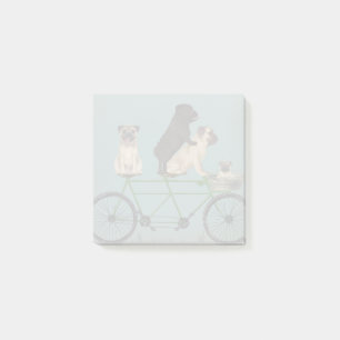 Pug Tandem Post-it Block