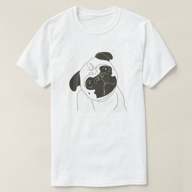 Pug Tee Shirt (Design framsida)