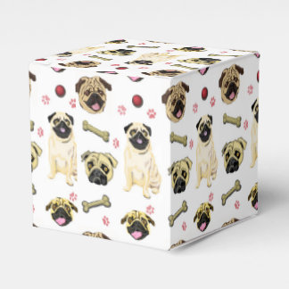 Pug-tema Förmånslådor Presentaskar