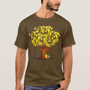 Pug Träd T Shirt