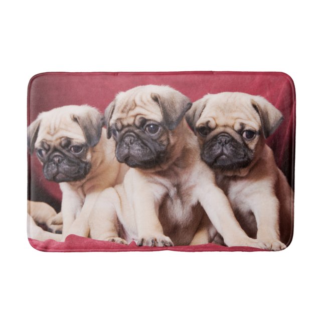 Pug Triples Badrumsmatta (Framsidan)
