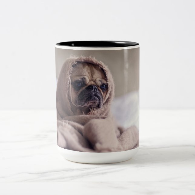 Pug Två-Tonad Mugg (Center)