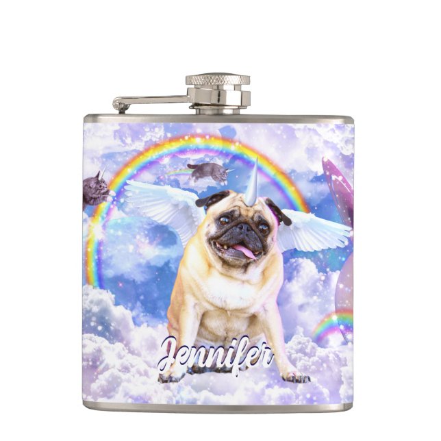 Pug Unicorn - Cute pugicorn Fickplunta (Framsidan)