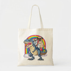 Pug Unicorn Dinosaur t Rex Kids Tygkasse