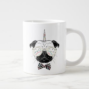 Pug Unicorn Unik Jumbo Mugg