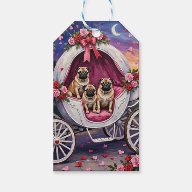 Pug-valentin Presentetikett (Framsidan)