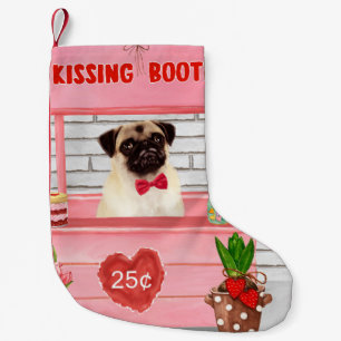Pug-valentinskysstand Liten Julstrumpa