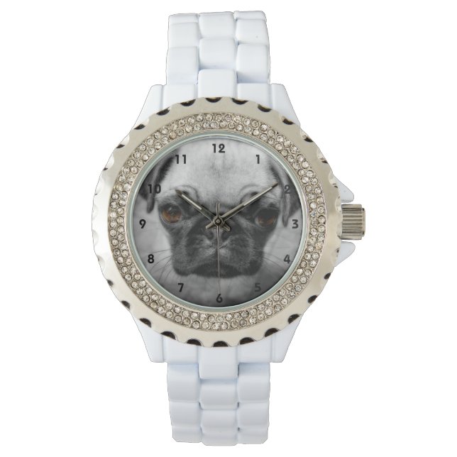 Pug Valp Armbandsur (Framsida)