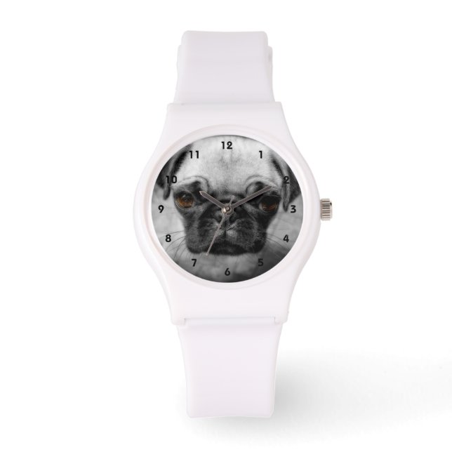 Pug Valp Armbandsur (Framsida)