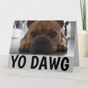 PUG VALP FÖDELSEDAGS ÖVERSIZED KORT