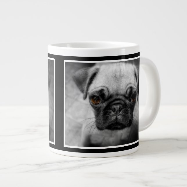 Pug-Valp Jumbo Mugg (Framsida höger)
