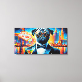 PUG-VEGAS NIGHTLIFE 4 CANVASTRYCK