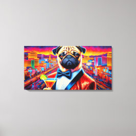 PUG-VEGAS NIGHTLIFE 9 CANVASTRYCK