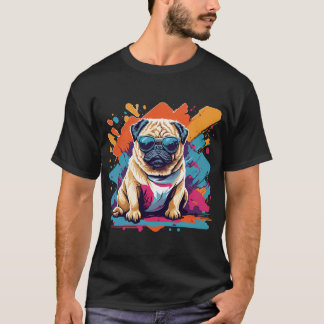 Pug Vintage T Shirt