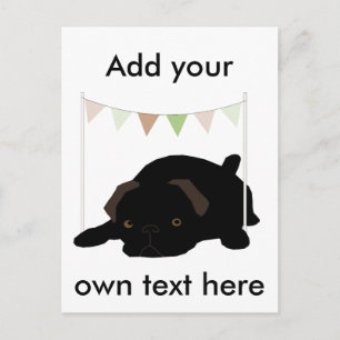 Pug Vykort