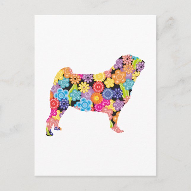 Pug Vykort (Framsida)