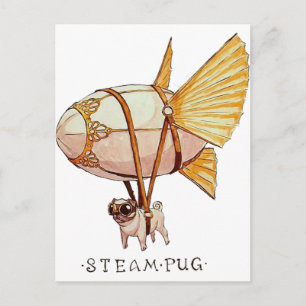 Pug Vykort