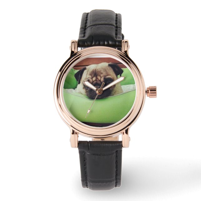 Pug watch armbandsur (Framsida)